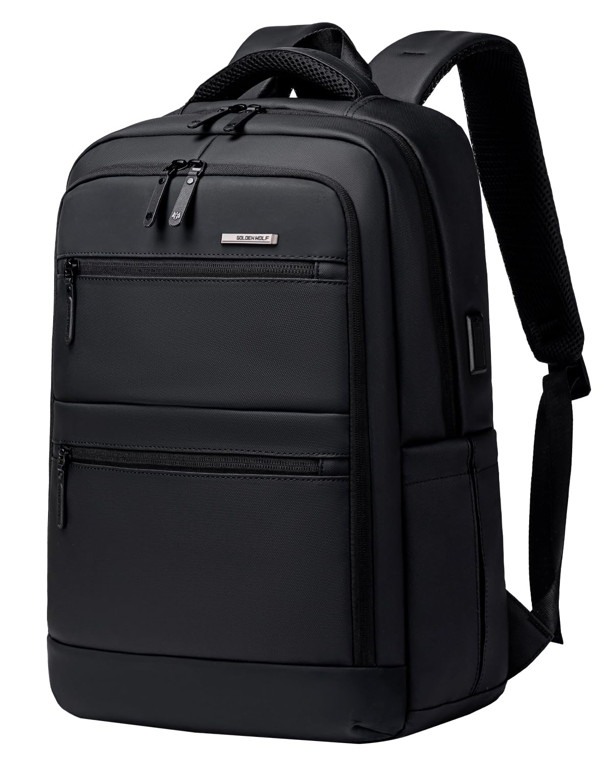 Business Backpack for Men Multi-pocket 15.6" Laptop Bag Water-resistant 21L Medium Backpack for Office College Daily Use-image-27