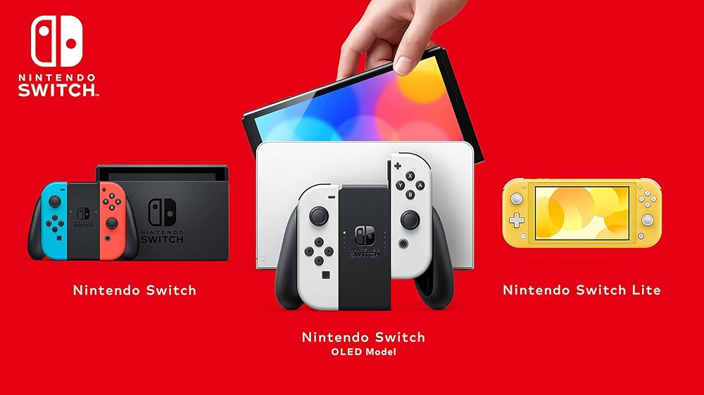 Amazon.com: Nintendo Switch Console OLED Model with White Joy-Con
