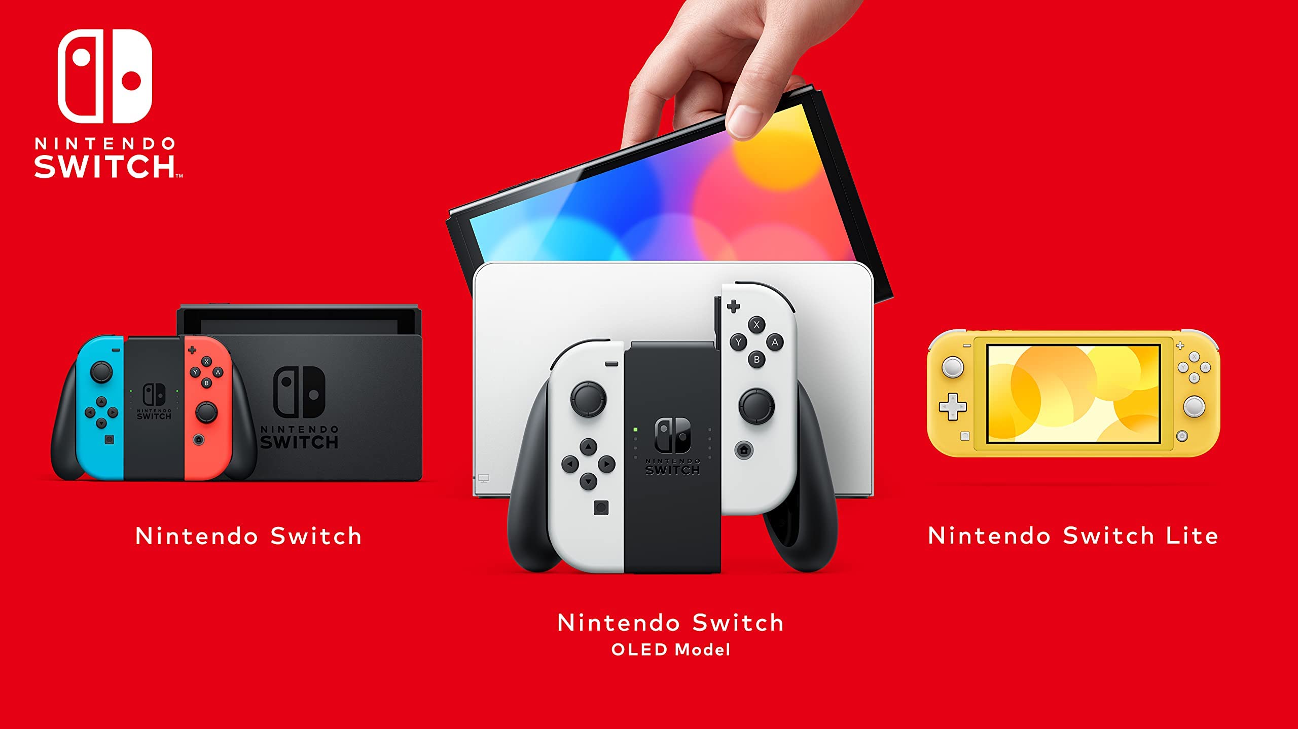 Amazon.com: Nintendo Switch Console OLED Model with White Joy-Con