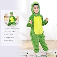 Vista 5 de TONWHAR - Mameluco con capucha, fantástico disfraz infantil de varios animales, como tigre o dinosaurio Multi