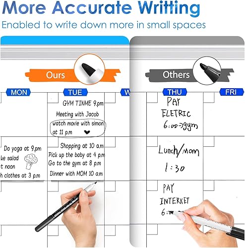 Vista 20 de maxtek Marcadores de borrado en seco, punta ultrafina de 0.028 in, poco olor, 12