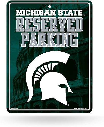 Vista 32 de Letrero de metal NCAA de 8.5 x 11 pulgadas, ideal para cueva de hombre, dormitorio, oficina, decoración del hogar Primario