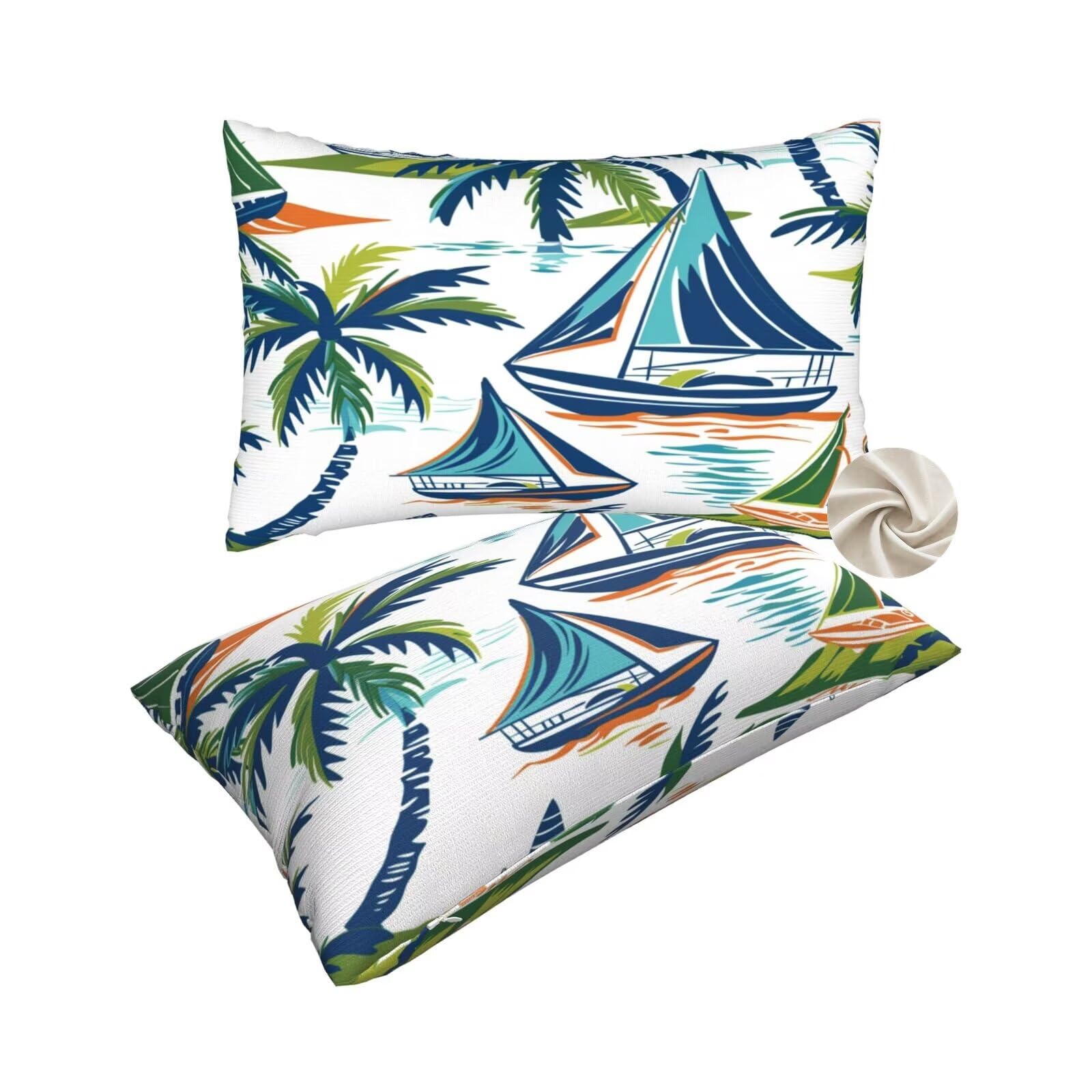 Coussin canapé 60x80 trop plat ? Rénovez votre lit avec ce lot de 2 housses
