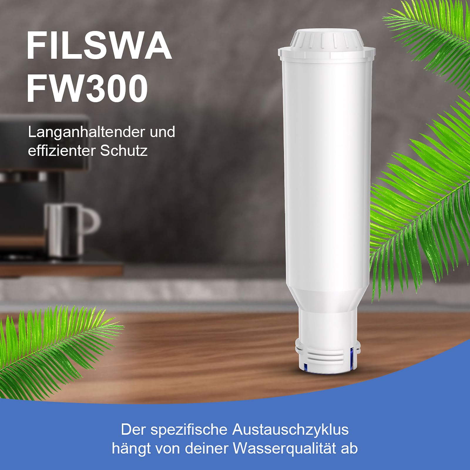 Ersatz Wasserfilter für Kaffeemaschinen – Filterpatrone passend für Melitta Pro Aqua, Nivona Filtereinsatz, Krups F088 Filterkartusche, kompatibel mit Melitta Caffeo Solo