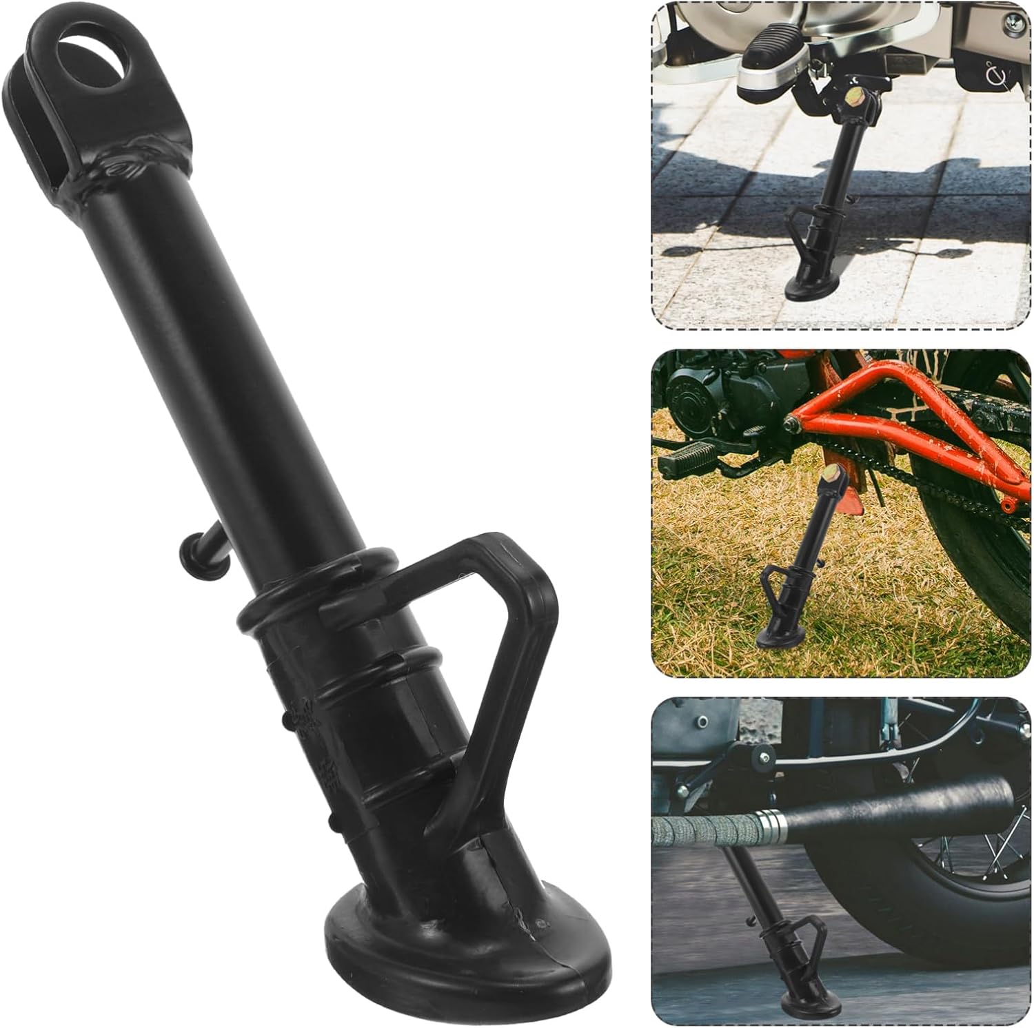 Electric Bicycles Kickstand Motorcycle Side Stand Pad Replacement Kickstand Sturdy Support Stand for Bikes
