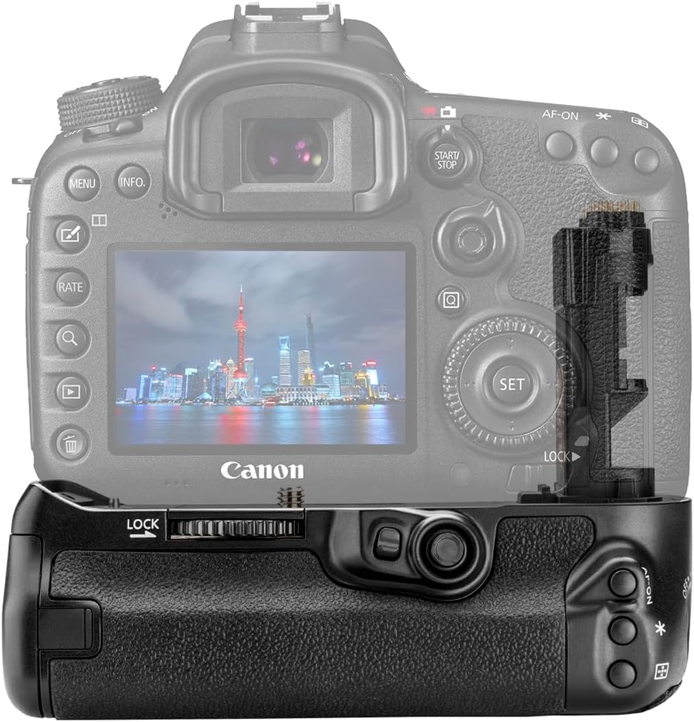 Green Extreme BG-E16 Battery Grip for Canon EOS 7D Mark II – Extended Battery Life, Vertical Shutter Control, Dual LP-E6 Support & Ergonomic Grip