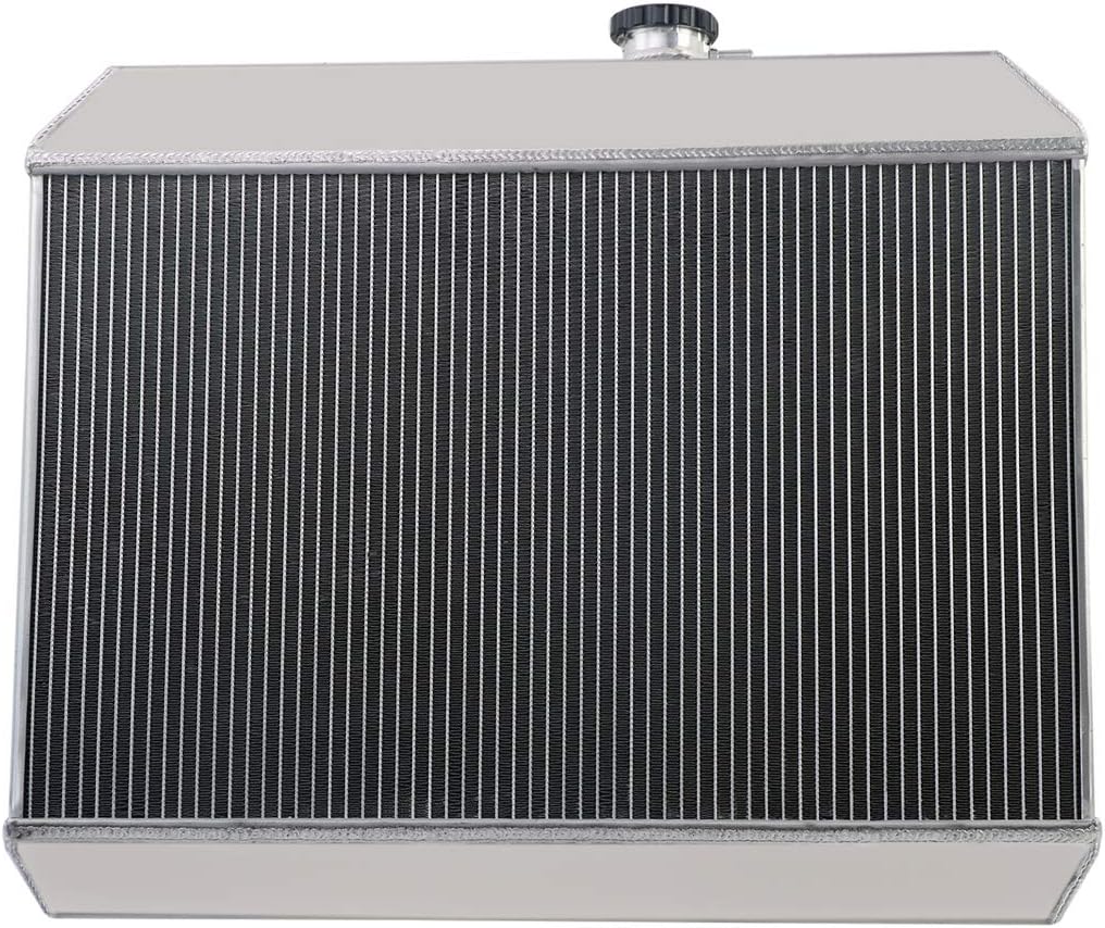 62MM 4 Row Core Aluminum Radiator for 1965-1967 Pontiac LeMans Tempest GTO - Direct Replacement