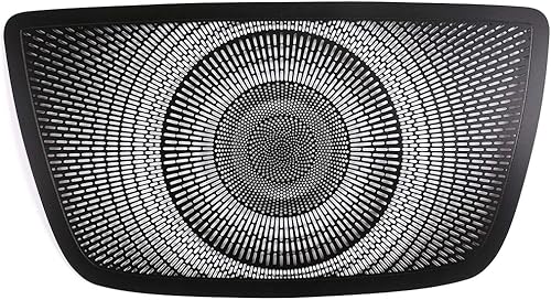 Miniatura 3 de YIWANG Cubierta de altavoz de tablero de instrumentos de automóvil negra de aleación de aluminio para BMW Serie 7 G11 G12 2016-2020 Accesorios de