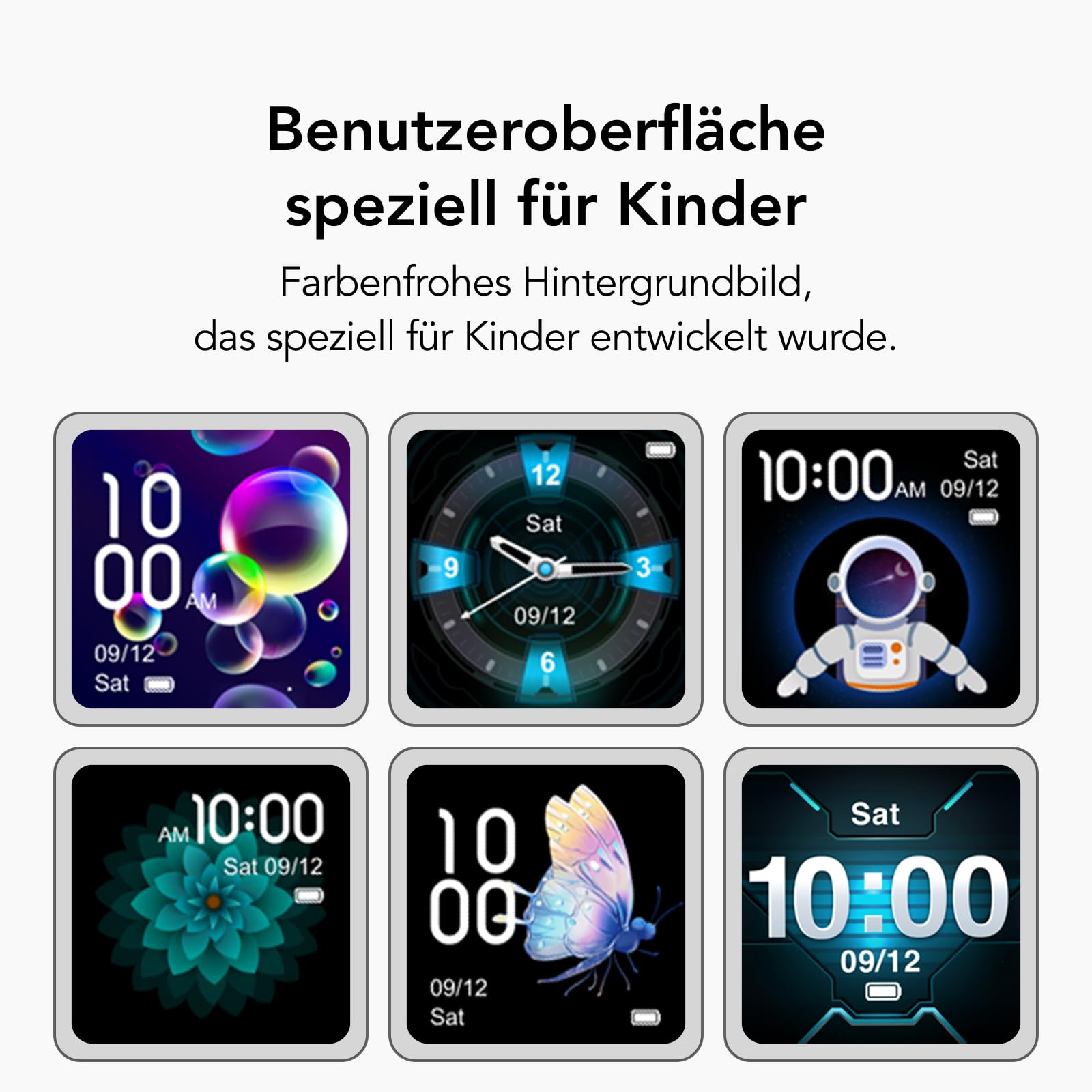 TCL 4G Video-Call-Smartwatch, GPS-Tracking, 2MP Kamera, Bis zu 7 Tage Akku, 1,54" Display, Aktivitäts-Tracking, Kinder-UI, SOS-Taste, Wechselband, Ohne SIM, Speed-Blau