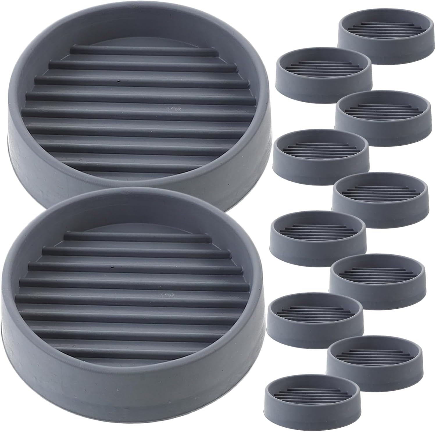 12 pcs Furniture Wheel Caster Cups Table Leg Caster Cups Rolling Furniture Wheel Stoppers Non Skid Floor Protectors Prevents Sliding Scratches