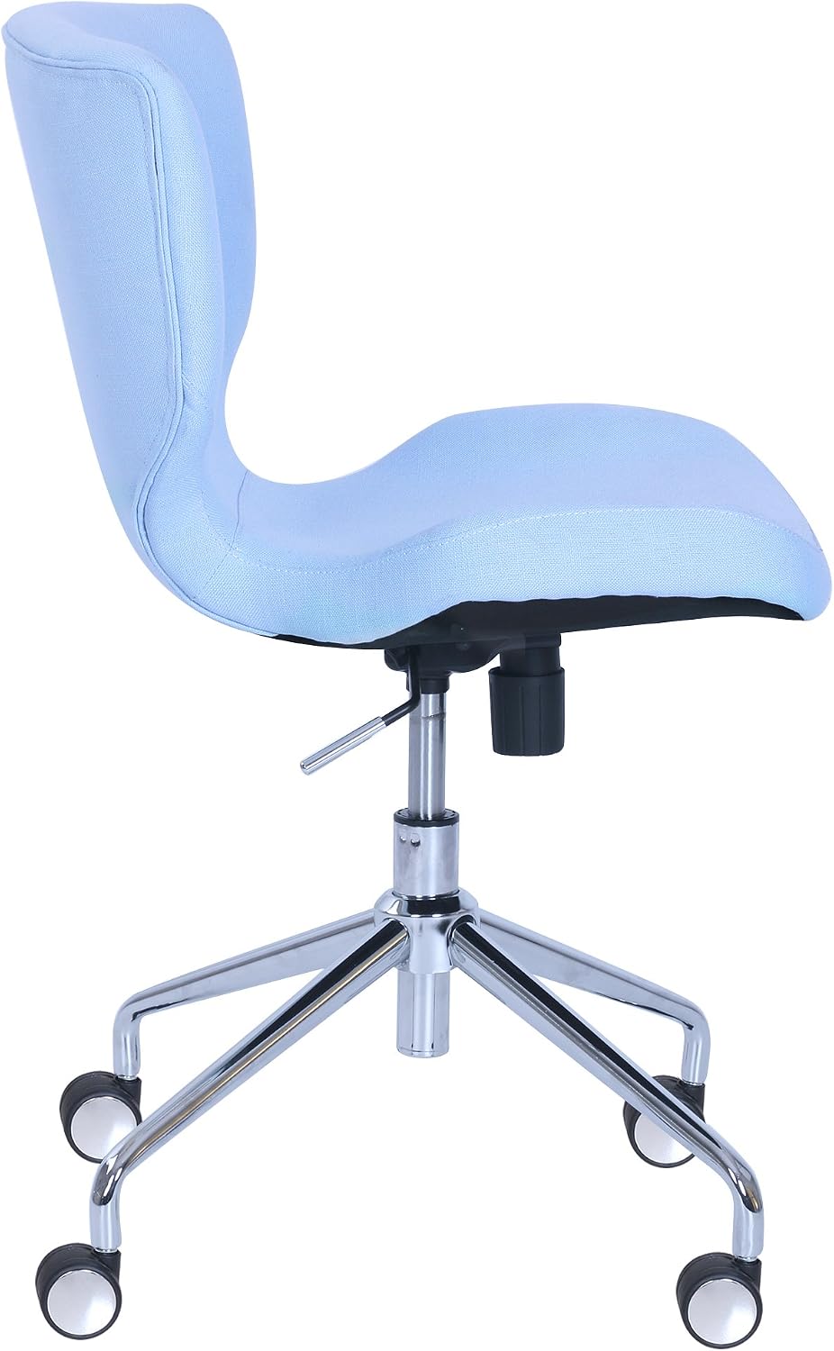 ELLE Décor Madeline Hourglass Task Chair in French Pastel Blue