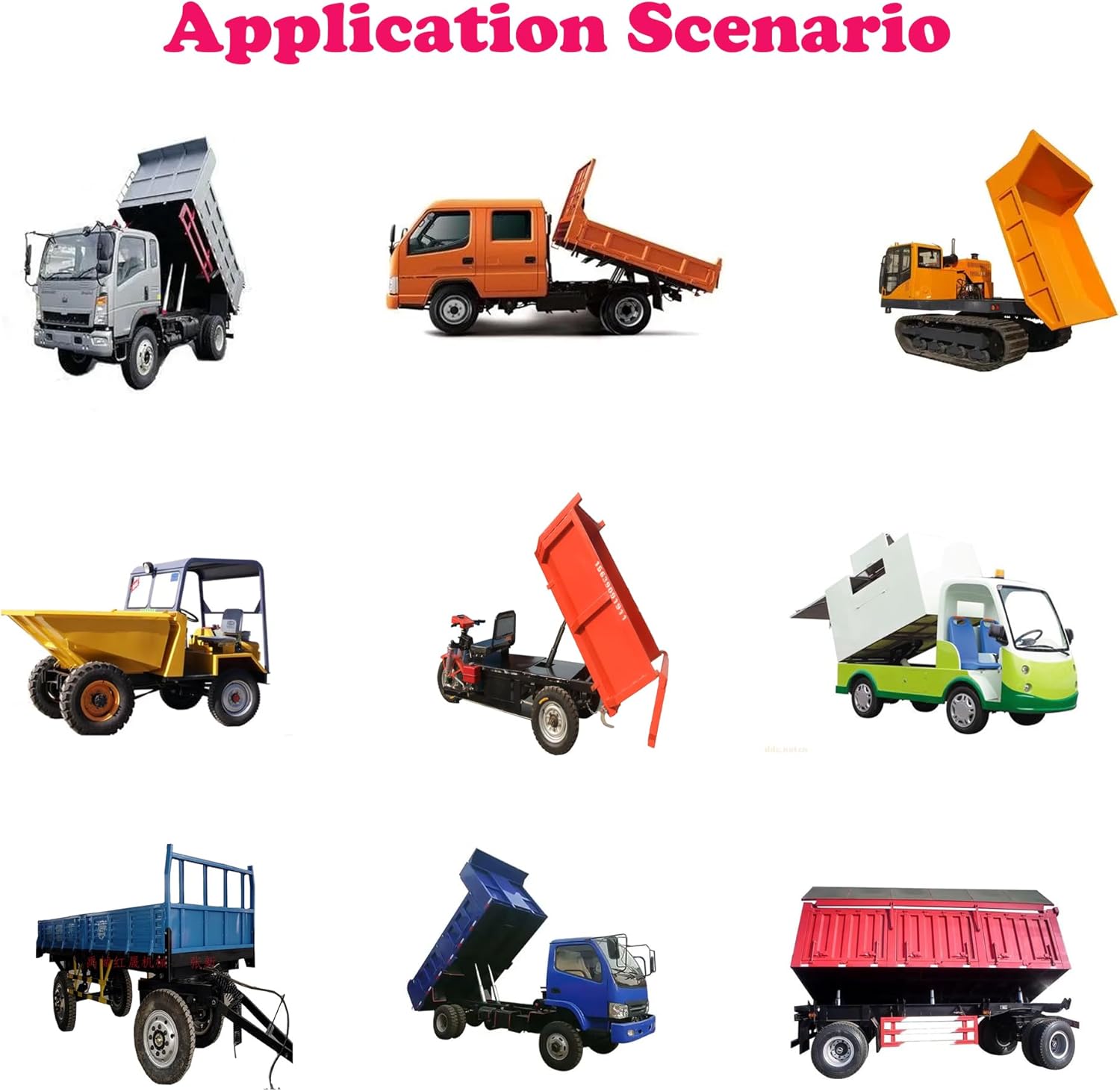Hydraulic Power Unit for Dump Trailer Car Lifting Platforms, 2200PSI 12V DC Hydraulic Station Pump, Single Acting,1.2kW, 8 Quart