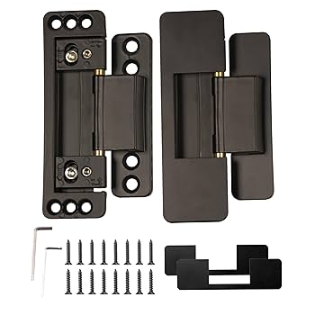 MENGSHI Ultra-Thin Hidden Door Hinges Invisible Hinge for