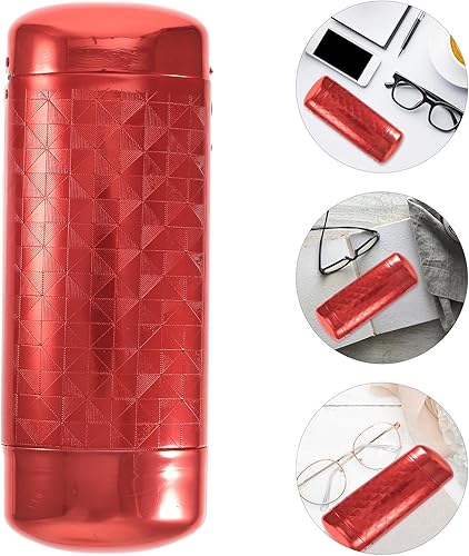 Miniatura 7 de TENDYCOCO Caso de gafas de sol Caso duro de aluminio para gafas para adultos (plata)