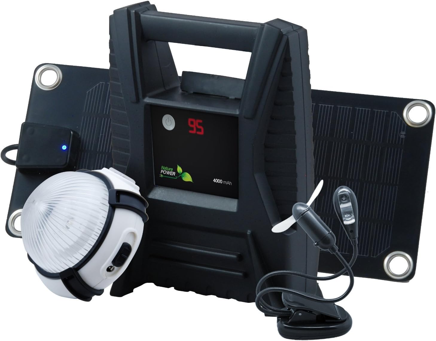 Nature Power 49802 Powerpak Deluxe Solar Powered Charging Kit