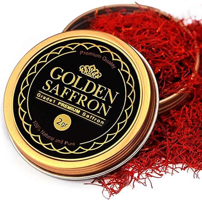 Golden Saffron Threads: Premium Grade A+ For Diverse Culinary Use