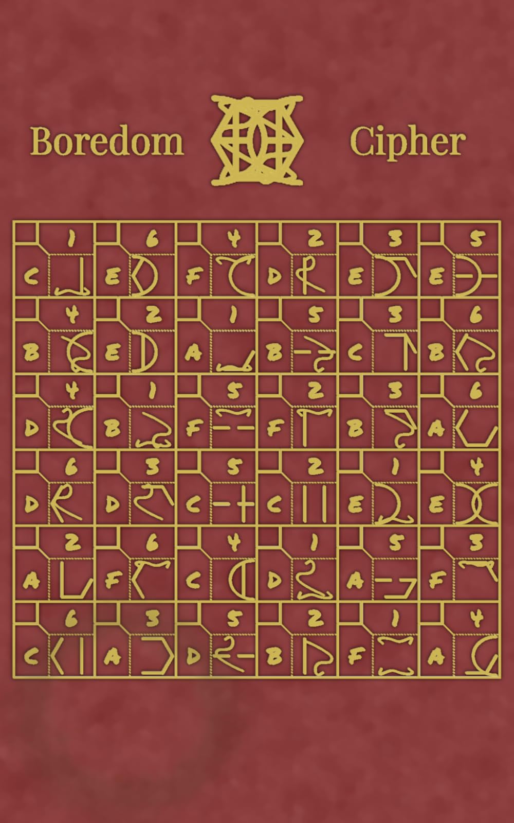 Boredom Cipher: 31 cryptogram puzzles