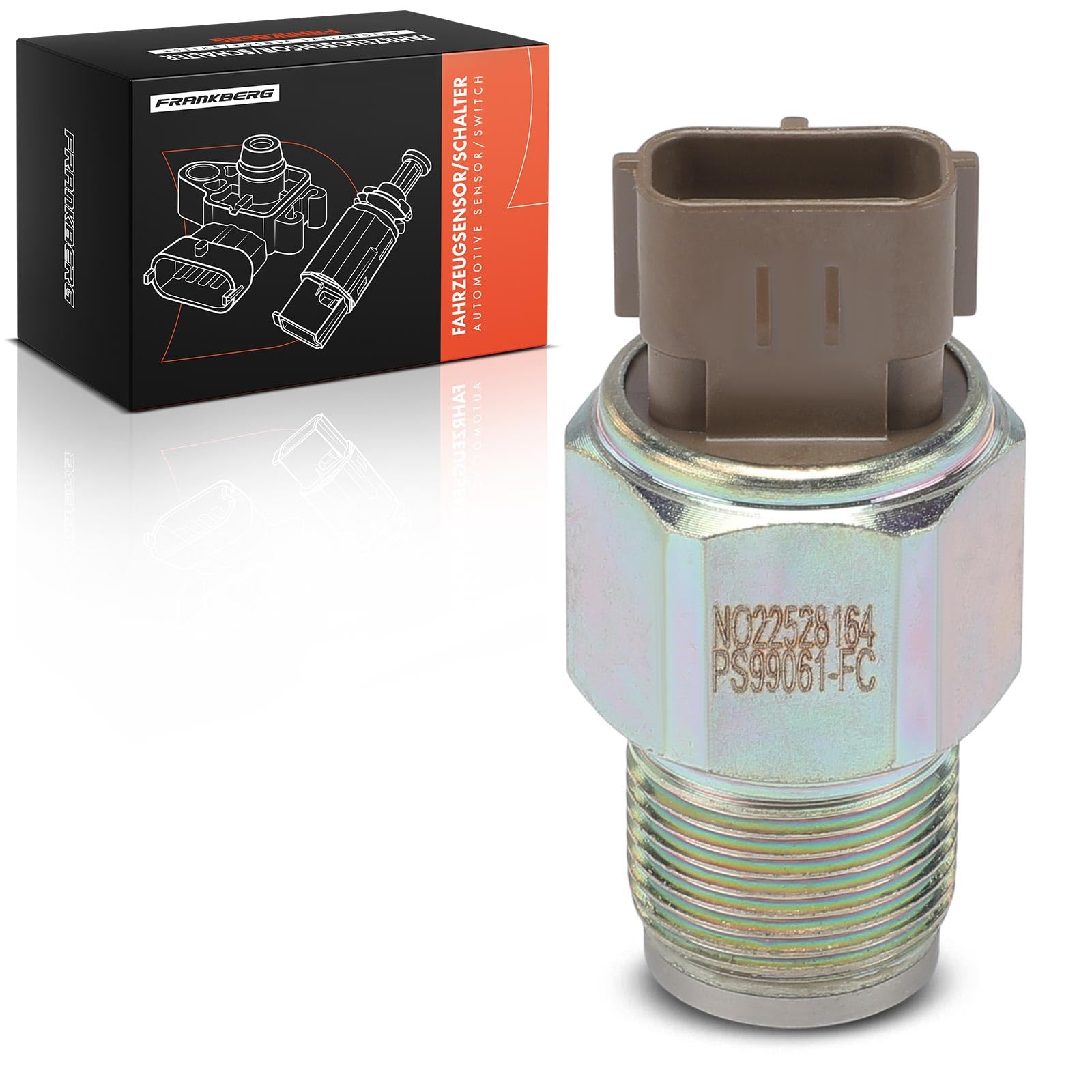 Frankberg Sensor de presión de combustible 3 Polos 499000-6100 | Compatible con: Cabstar F24M F24W, Navara D22, Pathfinder III R51