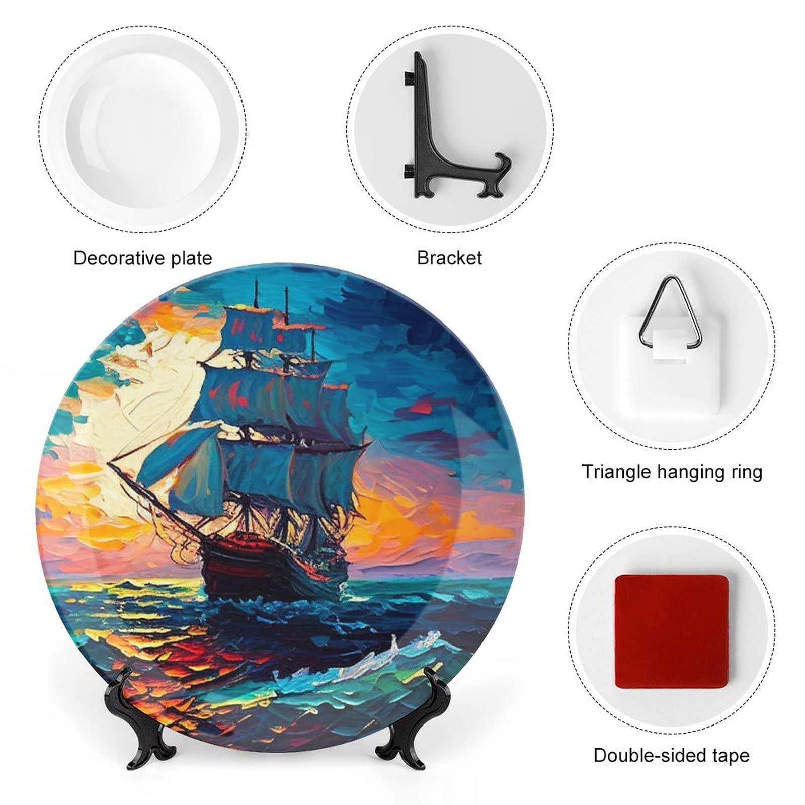 Assiette Décorative En Forme De Bateau - Plateau Minimaliste Pour Fruits, Snacks - Dimensions 32,6x12,7x7,2 Cm
