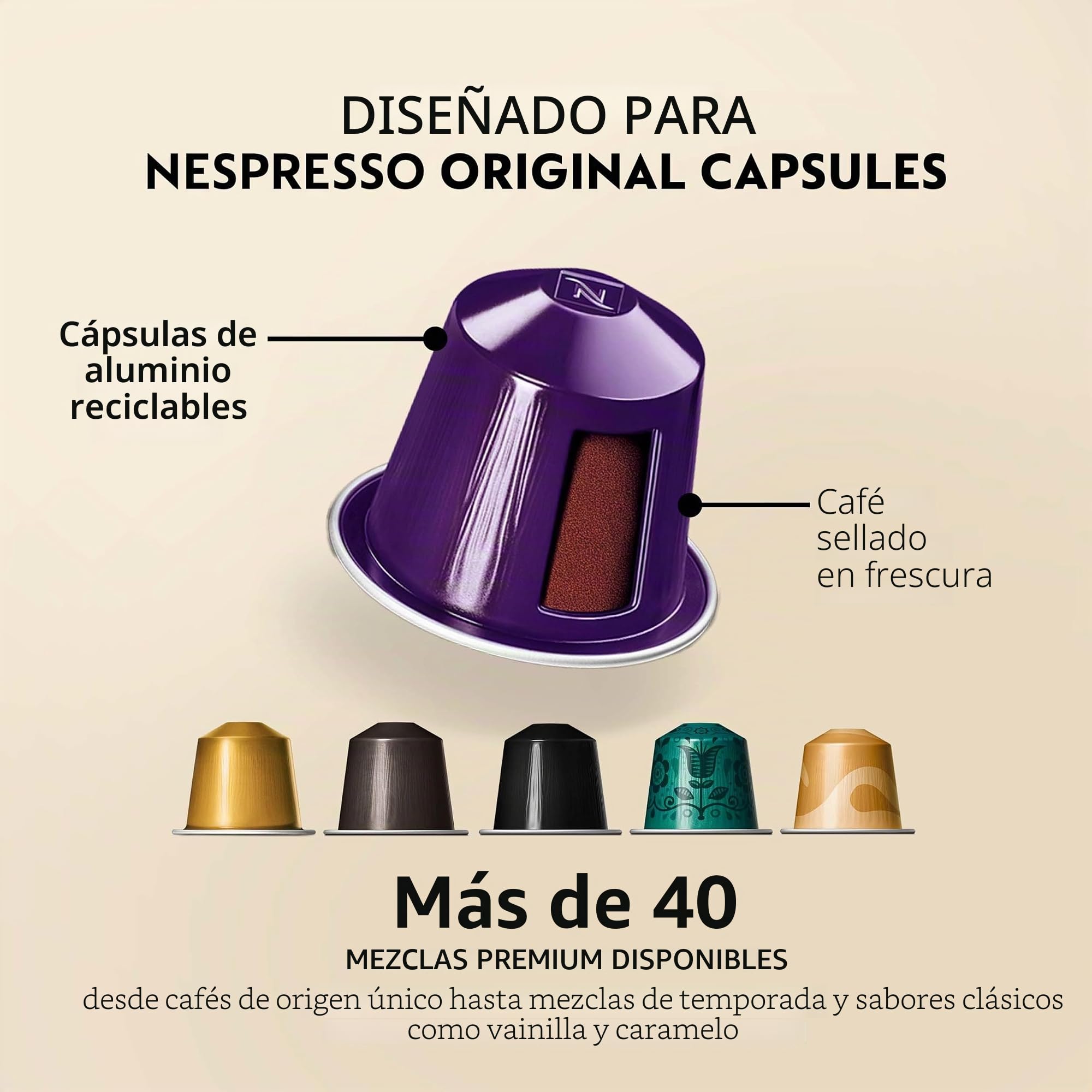 OriginalLine Nespresso: Arpeggio, 50-Count | Paquete de 1 cápsula