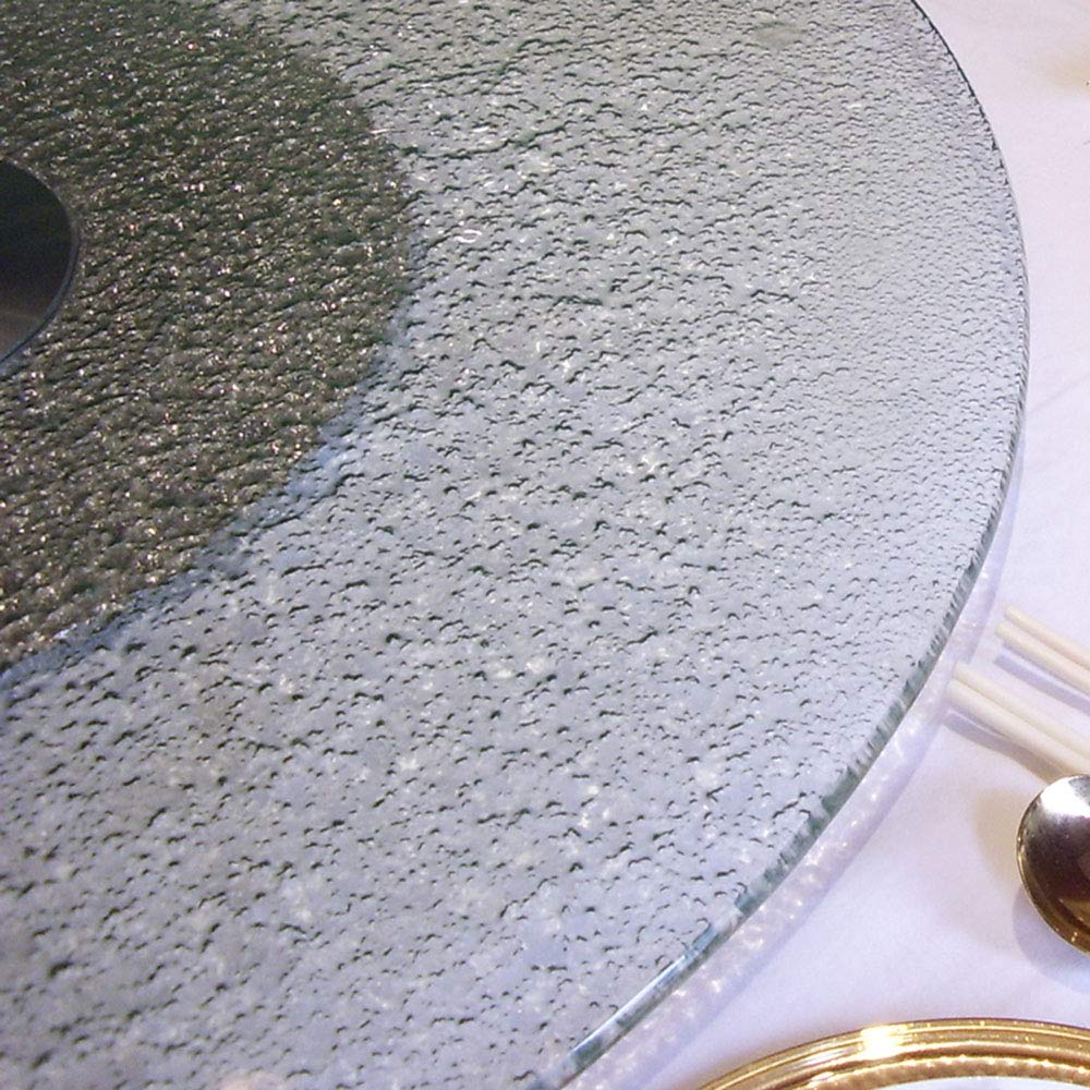 Table à Manger en Verre trempé d'épaisseur 12MM, Plateau tournant, Table Ronde, Nouveau Plateau tournant, Table à Manger Haut de Gamme, hôtel, Maison, Plateau tournant Ø70/80CM