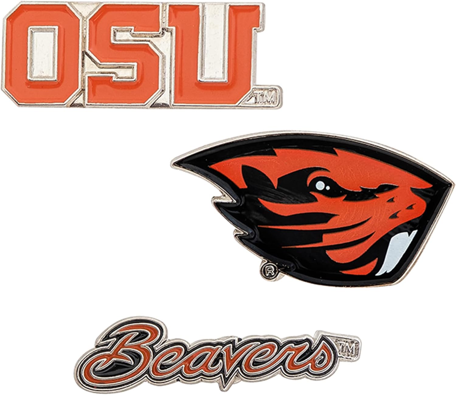 Desert Cactus Oregon State University Lapel Pin ORST Beavers Made of Metal for Formal Wear, Bag and Hat Jewelry, and Tie Tack