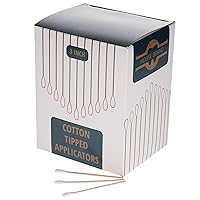 Vista 2 de HSB 100420 - Aplicadores dentales con punta de algodón de 3 pulgadas - Varillas aplicadoras versátiles y precisas para cuidado dental y bucal