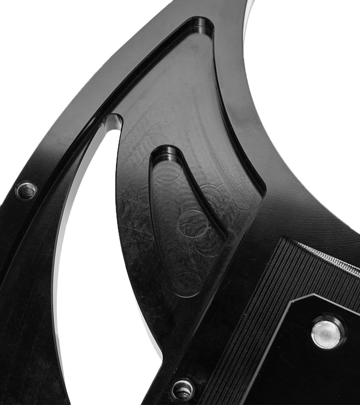F3 Driver Foot Rest Footboards Rider Aluminum Floorboards for the Can Am Spyder F3 / F3-S / F3-T 2015+ Foot Pegs Accessories(Black Bat Shaped Style)