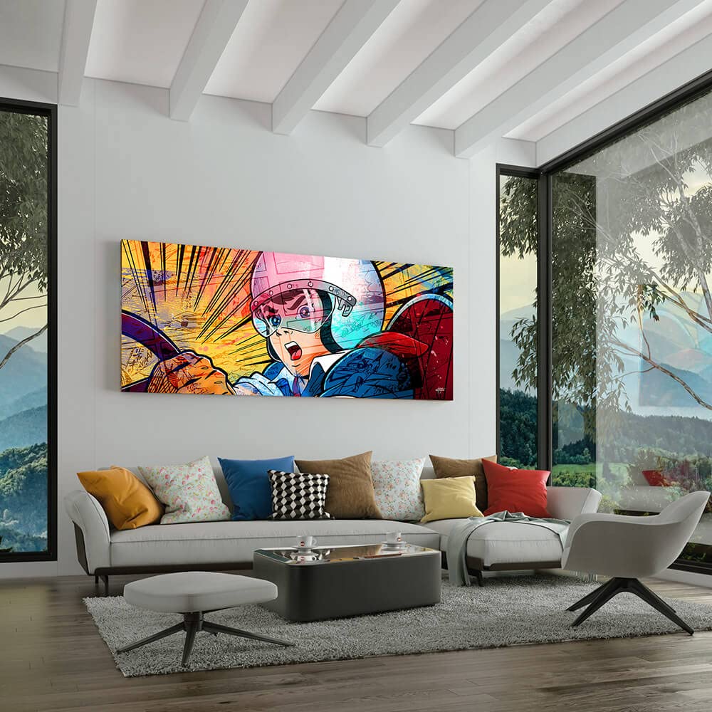 Amazon.com: Inktuitive Racer Inspirational Canvas Wall Art