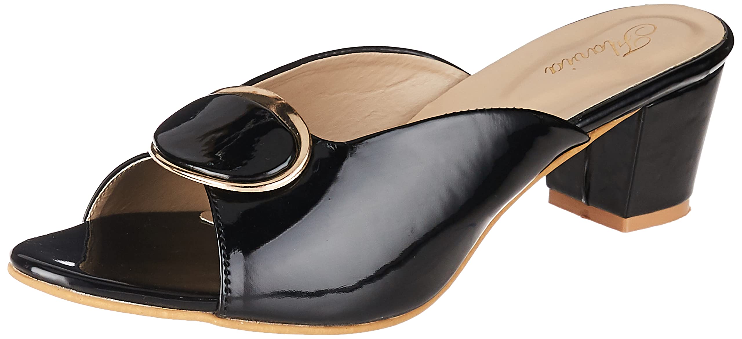 Flavia womens Platform Black Sandal, 6 UK (AIN/009) (B09FY6LLXD) Amazon Price History, Amazon Price Tracker