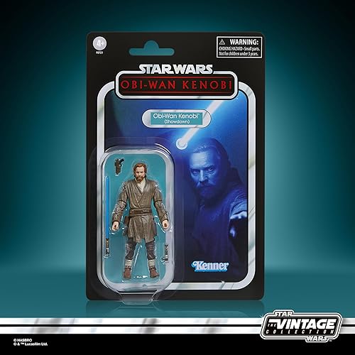 Miniatura 24 de STAR WARS The Vintage Collection Obi-Wan Kenobi (Showdown) y Darth Vader (Showdown), Obi-Wan Kenobi - Figuras de acción de 3.75 pulgadas, paquete de