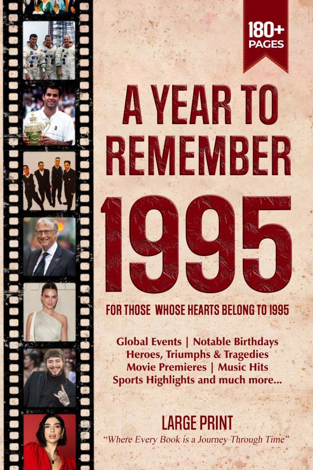 A Year To Remember 1995 History Book: A Nostalgic Tribute for the Radio Babies with Heartfelt Memories of 1995 – An Ideal Gift for Birthdays, Anniversaries, and Special Occasions      Paperback – Large Print, June 10, 2025