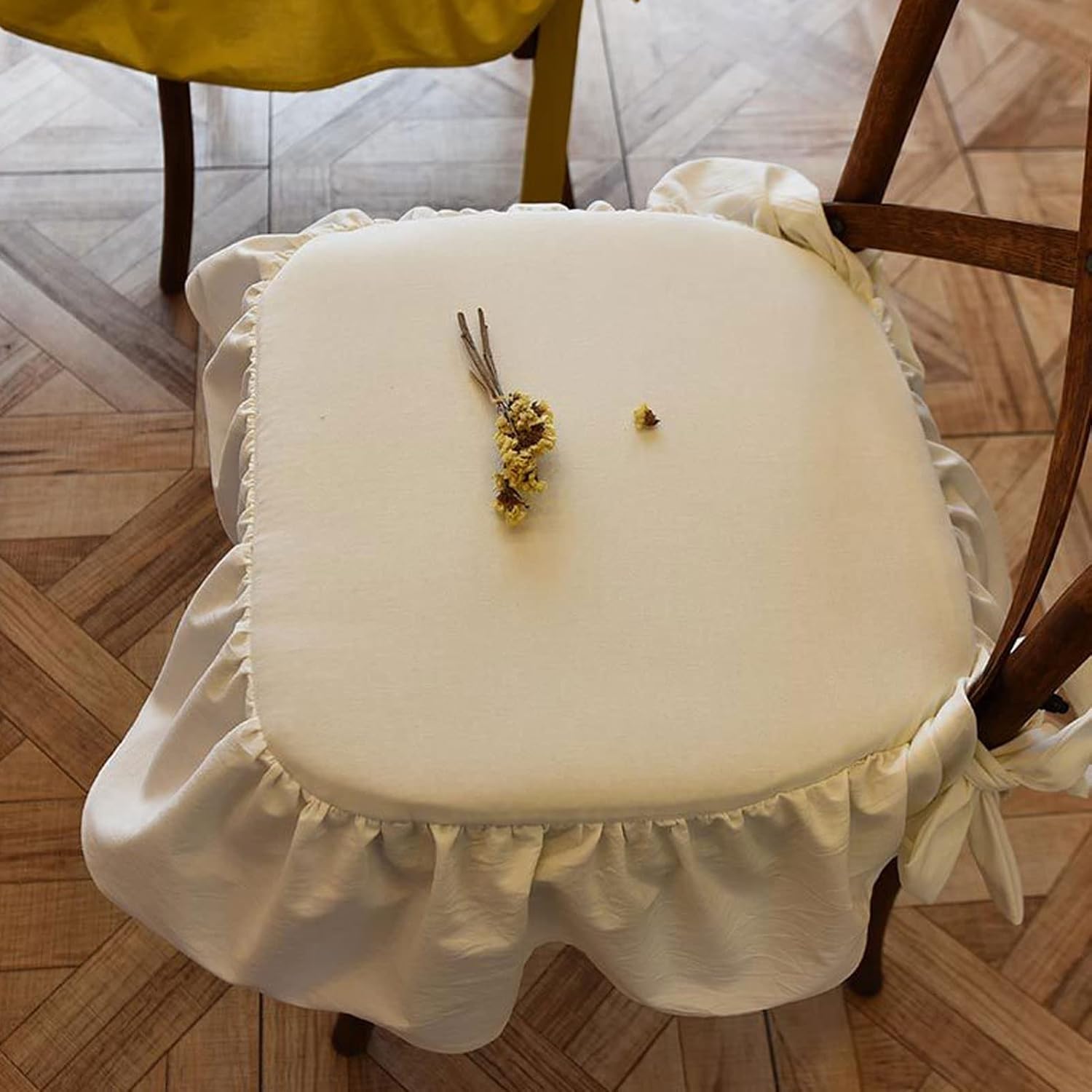 HGTRH Chair Cushions with Ties Set of 2, Non Slip Cushion