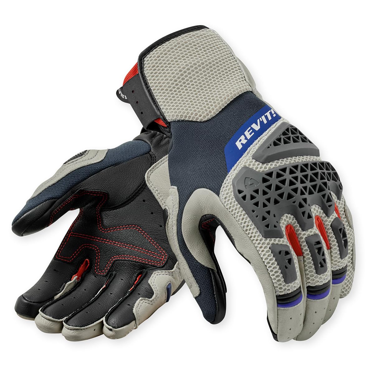 Revit Sand 5 Guanti da moto, sabbia/nero, S