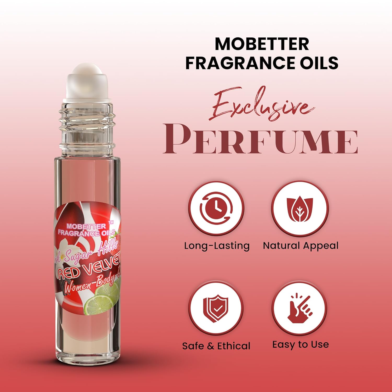 MOBETTER FRAGRANCE OILS' Our Impression of Pink Sugar Red Velvet Perfume Body Oil - Image 3