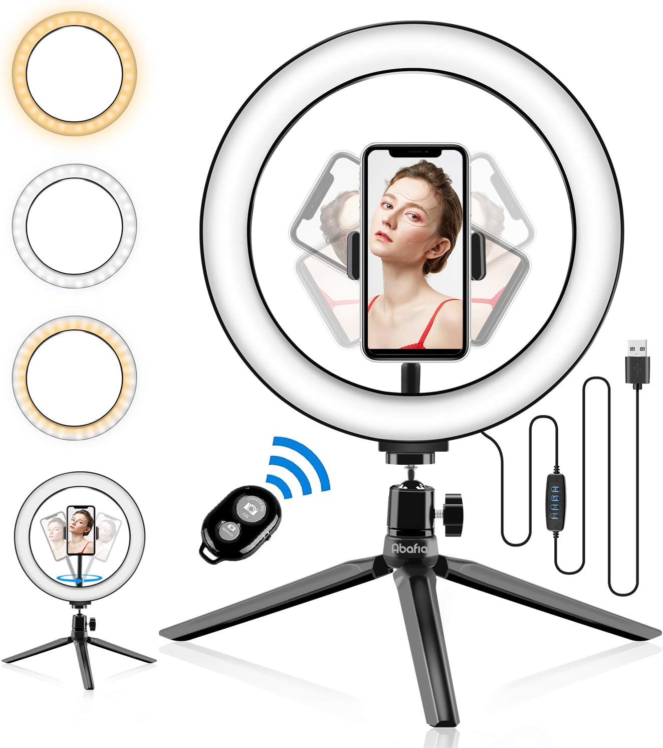 luce dell'anello per i video di ipad tiktok