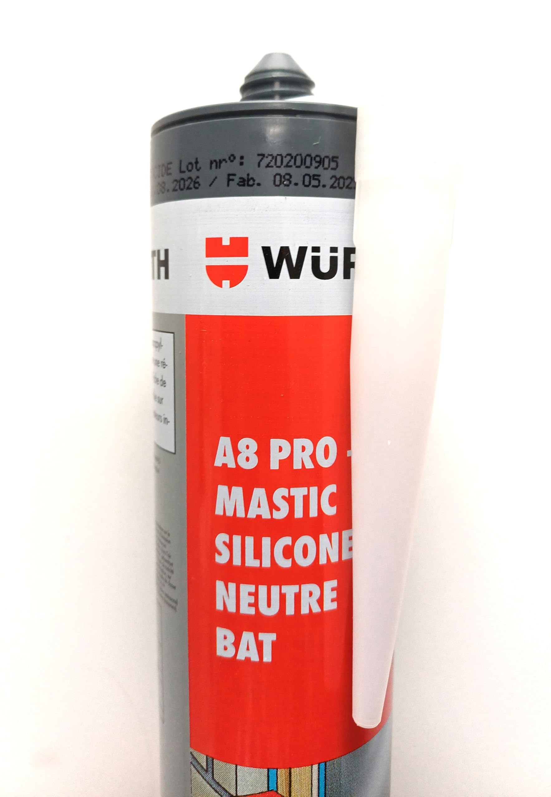 Sigillante in silicone neutro A8 PRO BAT