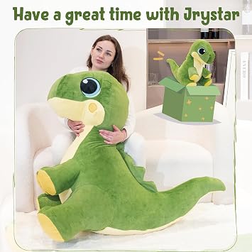 Large Dinosaur Stuffed Animals, 31 Giant Trex Plush Toys for Kids | Big Size, Birthday Gift for Kids, Festival Gifts, Jurassic Themed Decoration, Safe Materials, Soft PP Cotton