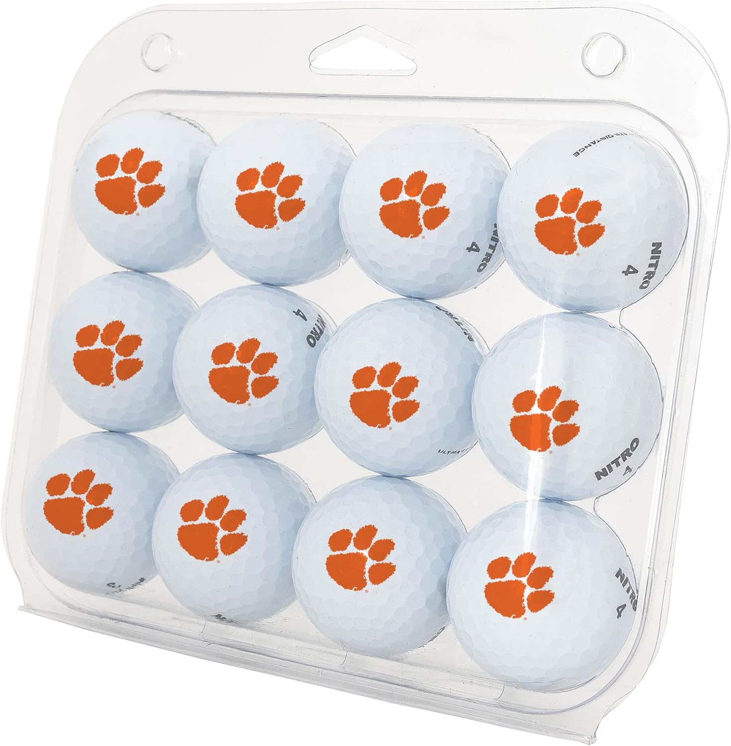 Desert Cactus Clemson University Golf Balls 12 Pack – CU Tigers Full Color Dozen – Officially Licensed Sport Team Accessory (Design B)