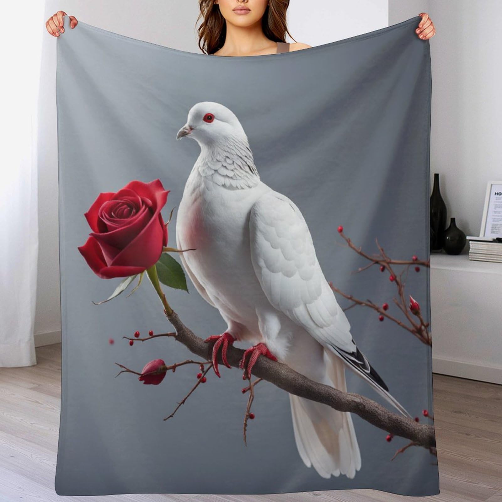 Couverture flanelle 180x200cm pour éliminer le froid sur le canapé-lit
