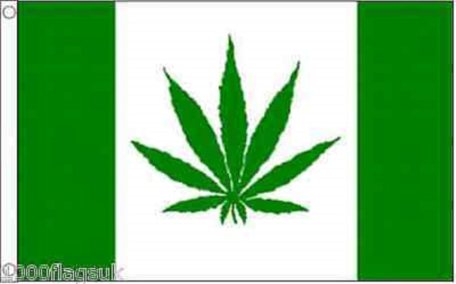 Amazon.com : 1000 Flags Limited Canada Cannabis Marijuana Leaf Flag 5 ...