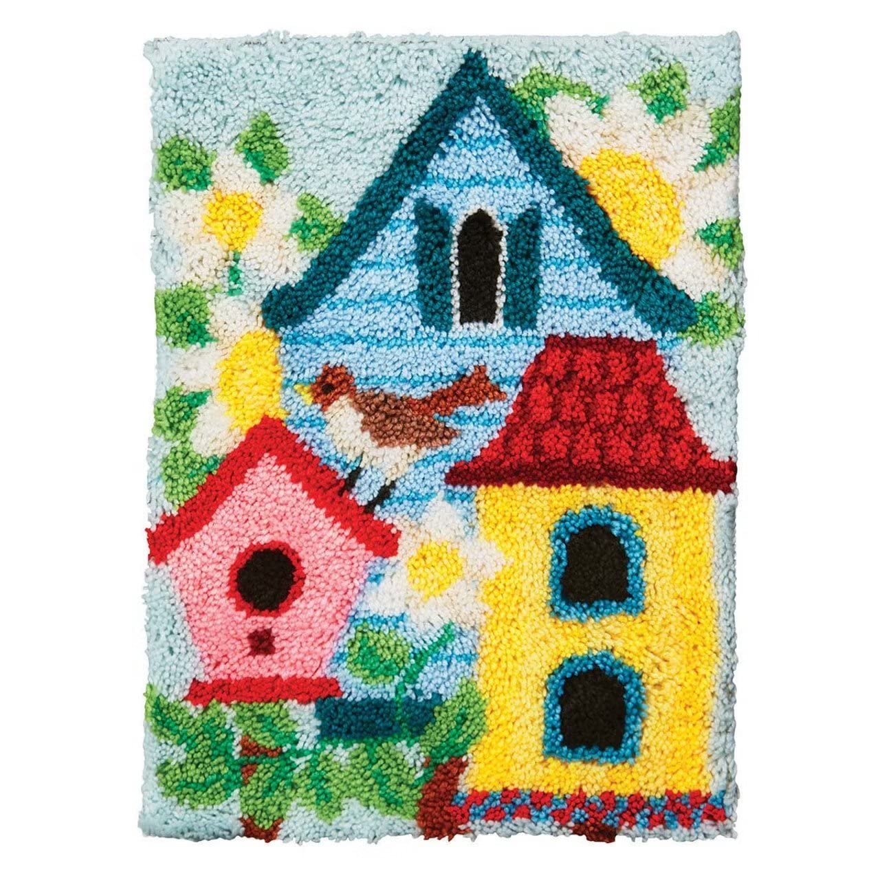 Myriad Choices Latch Hook Rug Kits, Home Carpet Rug Making Kits, DIY Crochet Kits Embroidery Kits Needlework Crafts for Home Decor, Latch Hook Kits for Beginners Kids Adults, 50 X 38 cm