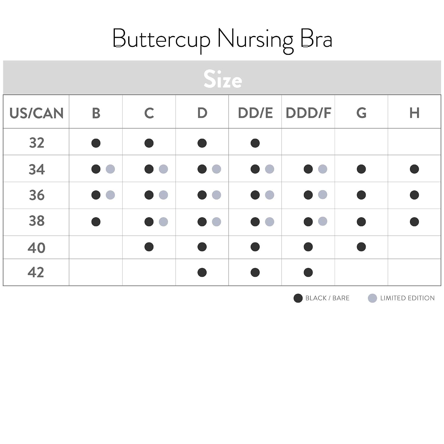 Bravado Designs Womens Maternity Buttercup Nursing Bra Bare 40ddd, 1 Lb