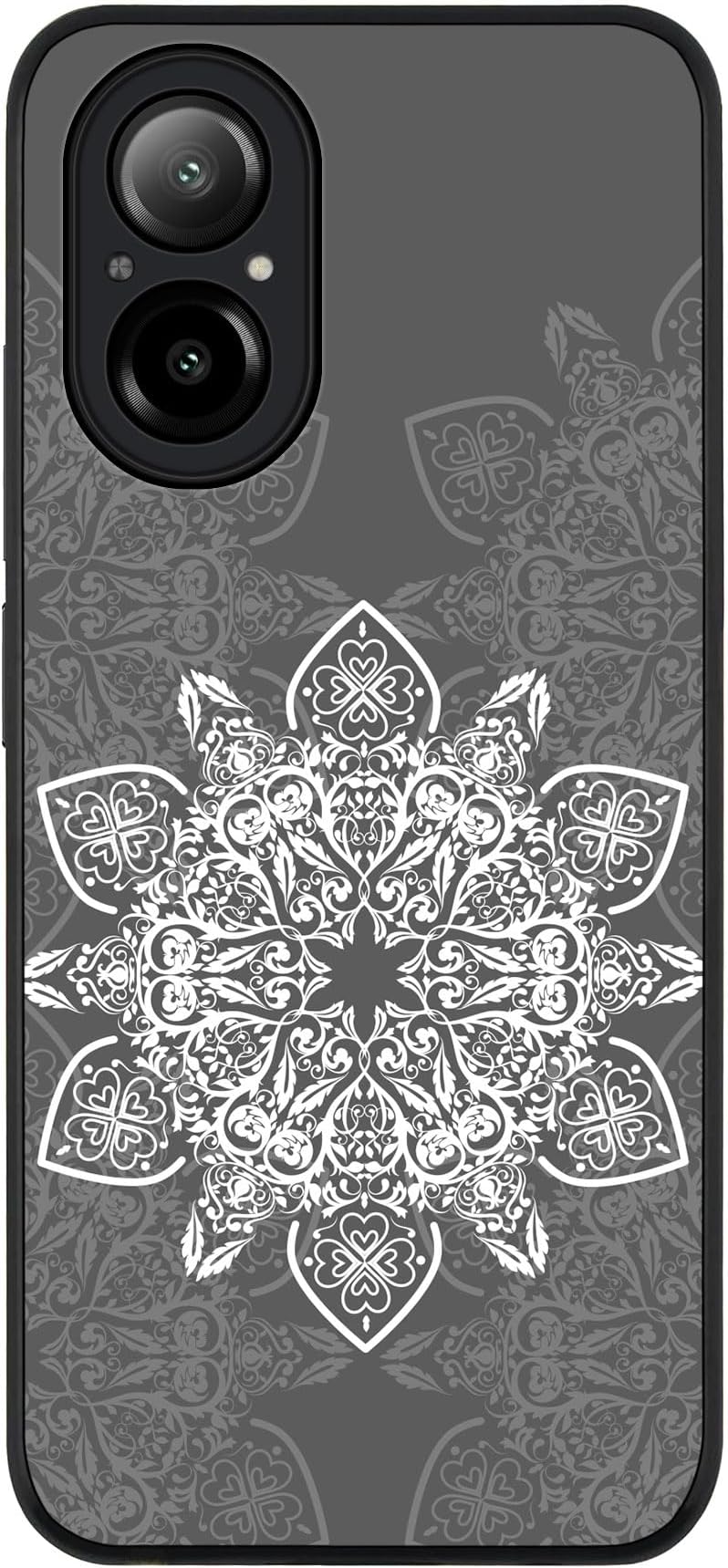 StylizeddRugged Black Edge Case for Realme C67 4G, Slim fit Soft Case Flexible Rubber Edges Anti Drop TPU Gel Thin Cover - Arab Odessey