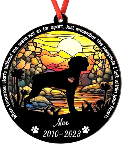 Miniatura 77 de Adorno personalizado para atrapasoles Bichon Frise, Bichon Frise Sun Catcher Adorno de Navidad – Regalo para perro amante, Bichon Frise 3D 2 capas