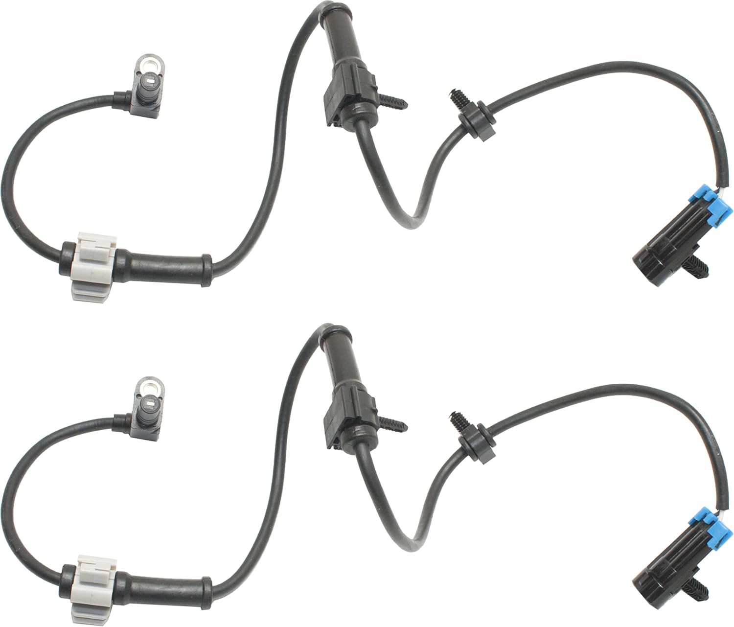 Garage-Pro ABS Wheel Speed Sensor Replacement for Chevrolet Silverado 1500 1999-2006 Silverado 2500 HD 2001-2006 GMC Sierra 1500 1999-2006 Front, Driver and Passenger Side Set of 2 RPO Code (JC4)