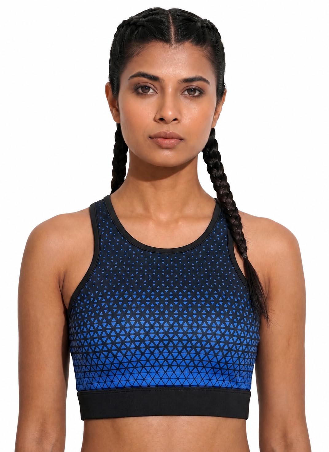blossom BL AL S 22 Women's Racerback Bounce Free High Support Sports Bra with Wide Underband|Laser Print| Workout, Gym & Yoga-picture-16