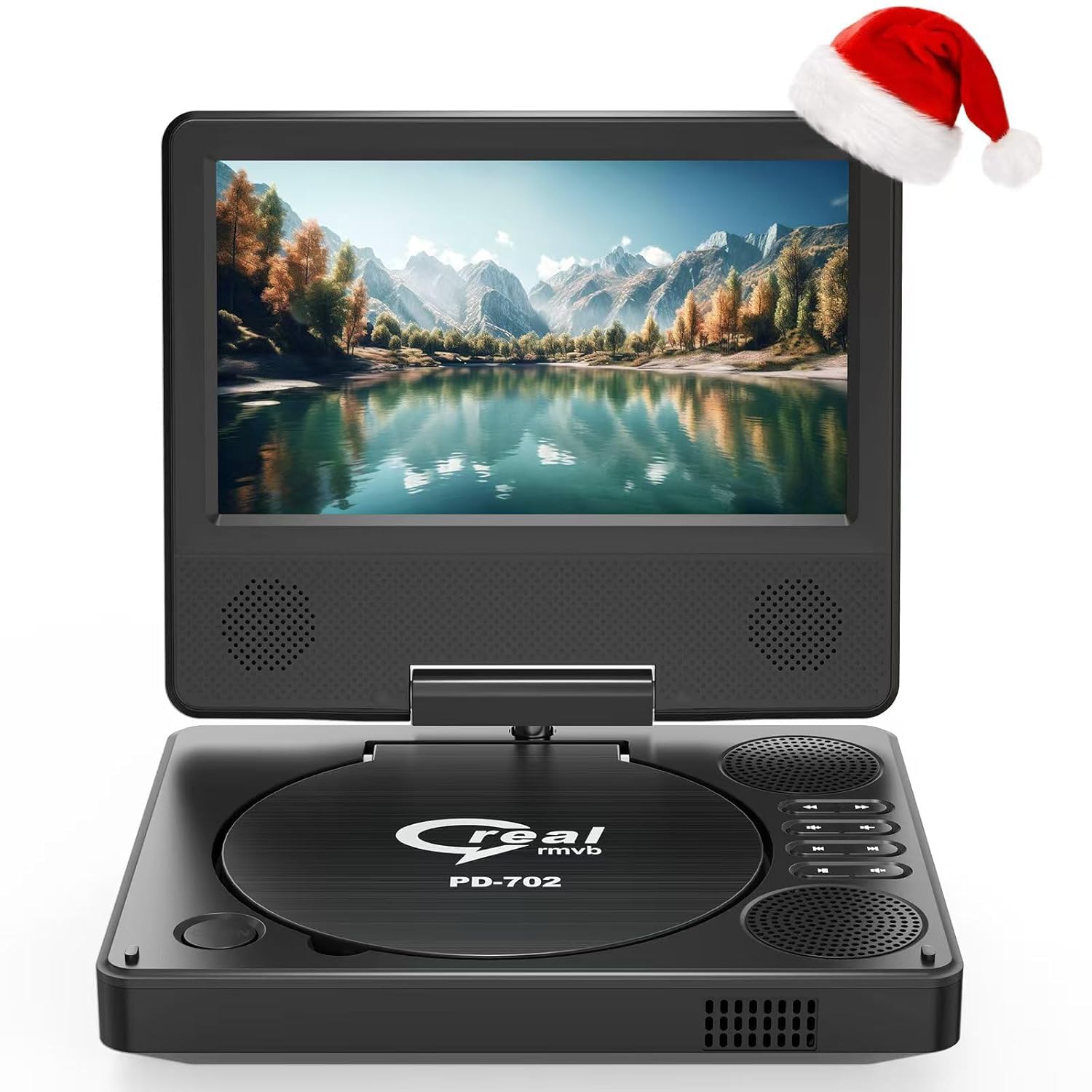 BHARMAL-9.5" Portable DVD Player with 7.5" Swivel Display Screen, 5-Hour Built-in Rechargeable Battery, Car DVD Player,Supports SD Card/USB/CD/DVD-image-35