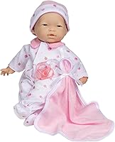Vista 10 de La Baby Muñeca bebé de 11 pulgadas de cuerpo suave pequeño de raza caucásica JC Toys - La Baby Lavable Traje desmontable blanco y rosa