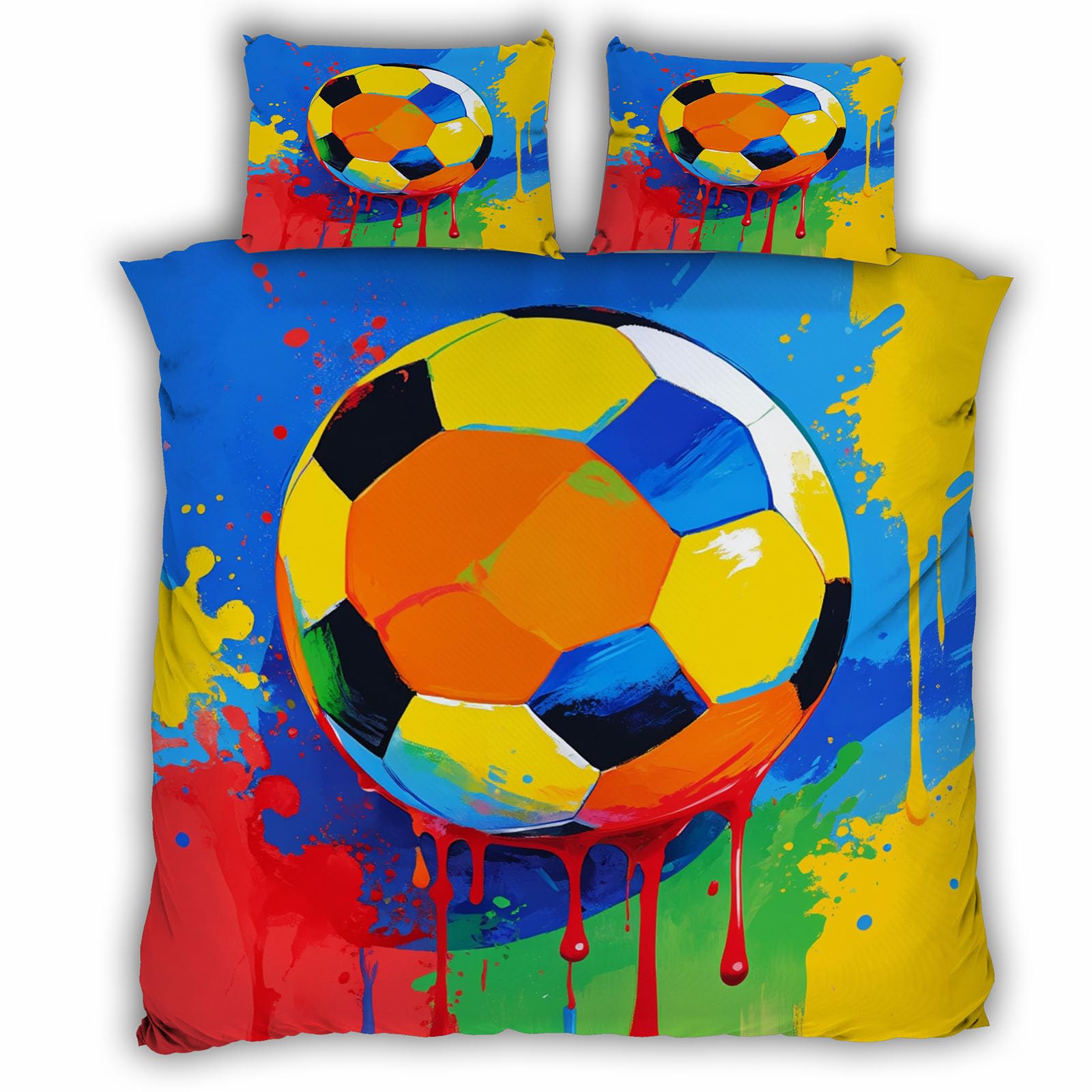 Parure de lit football 3D pour transformer la chambre d'un ado passionné